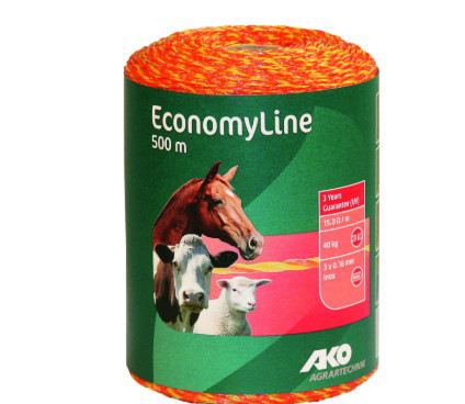 AKO Economyline villanypásztor vezeték 500m, 0,16mm